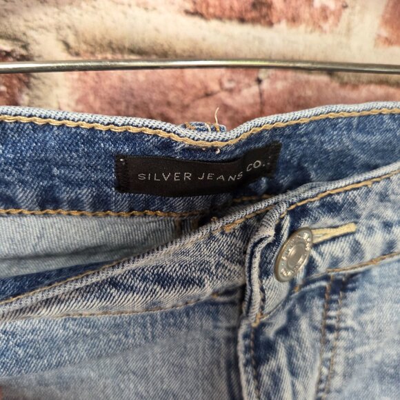 Men's SILVER JEANS Straight Leg Denim Jeans 36 x 30 - Picture 5 of 6